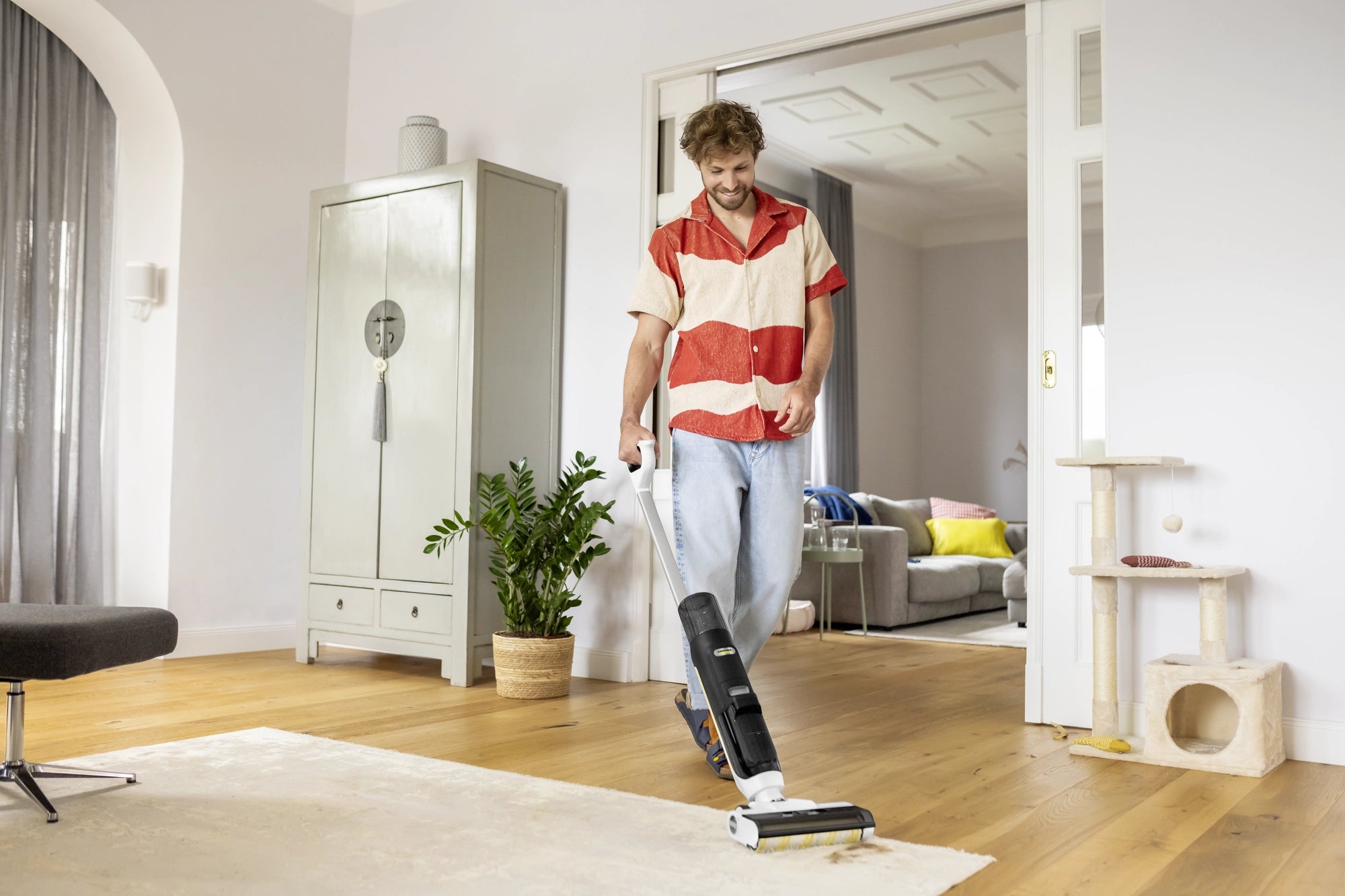 Mop elektryczny z funkcją odkurzania KARCHER FCV 3 Extra+ - 1.056-126.0
